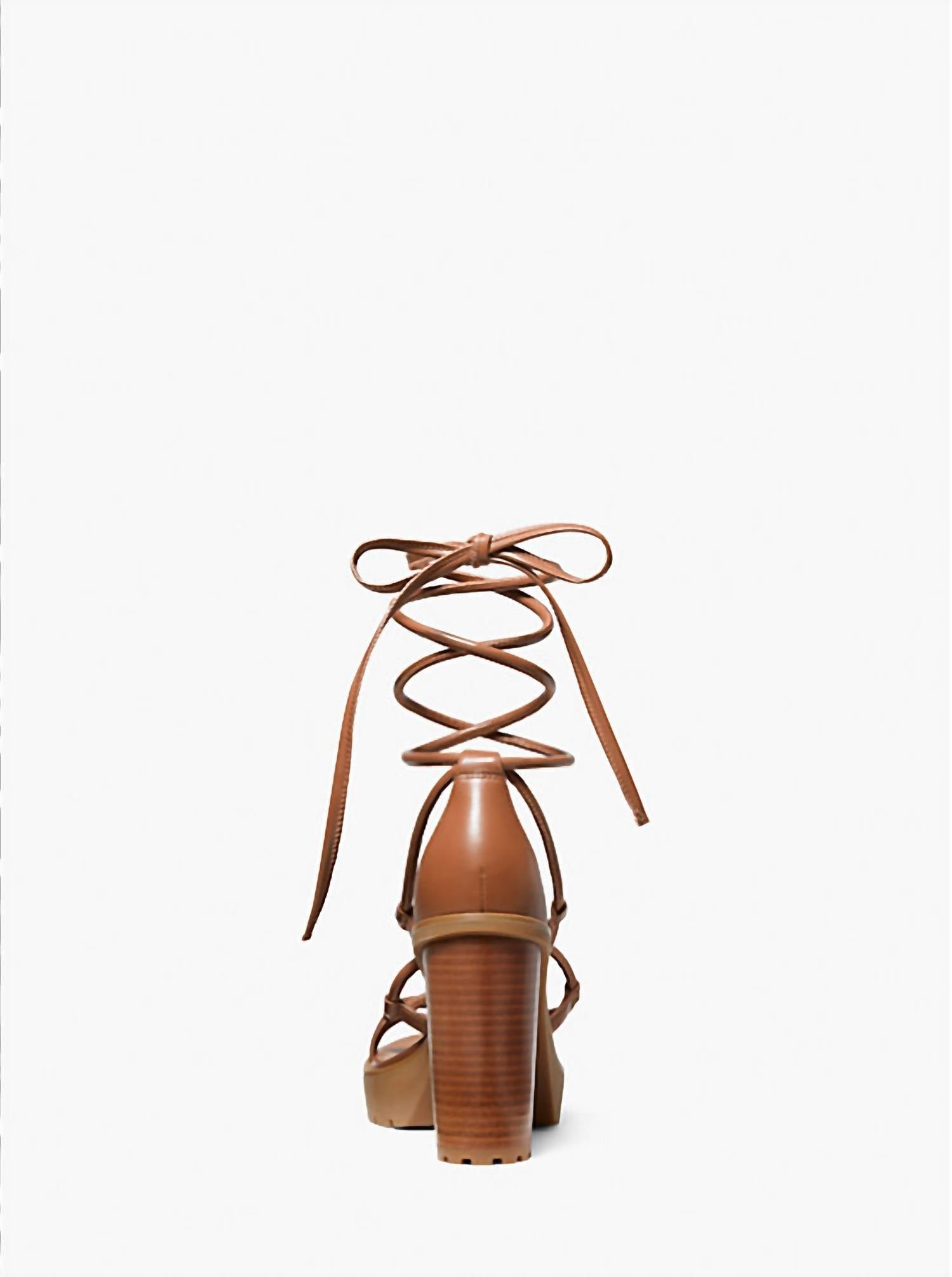 Michael Kors - Women's Vero Leather Platform Sandal - Image 3