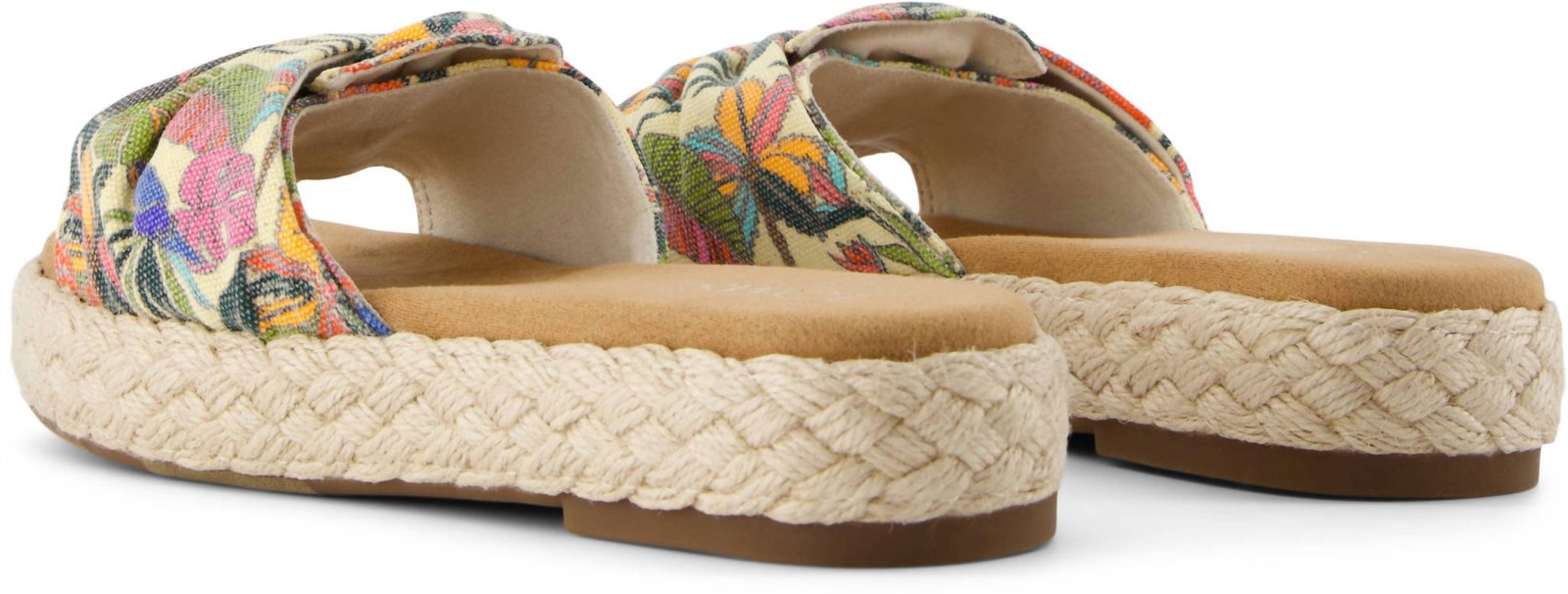 Toms - Women's Abby Slide Flatform Espadrille Sandal - Image 3