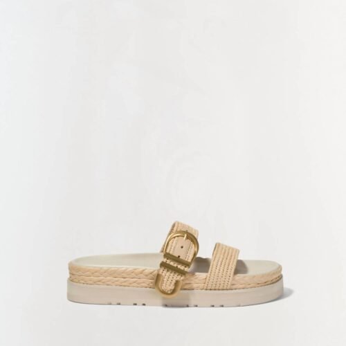 Simkhai - Women's Aida Raffia Buckle Sandal