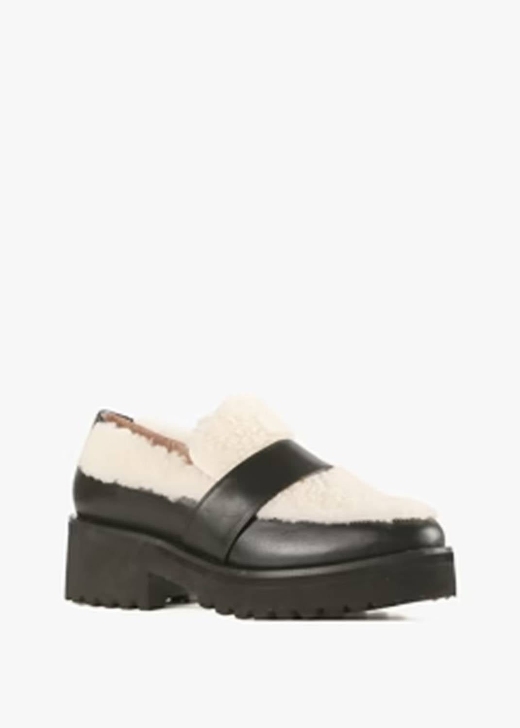 All Black - Women's Sherpa Loafer - Image 2