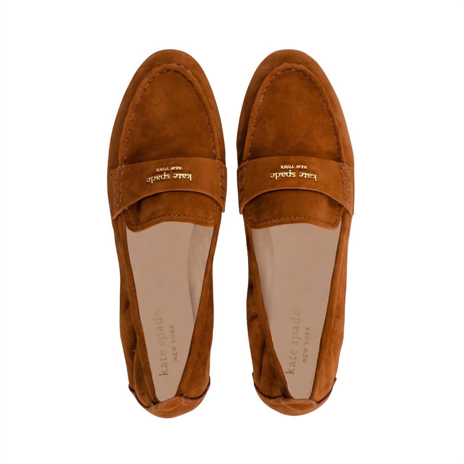 Kate Spade - Women Eltiza Chestnut Suede Loafer - Image 2