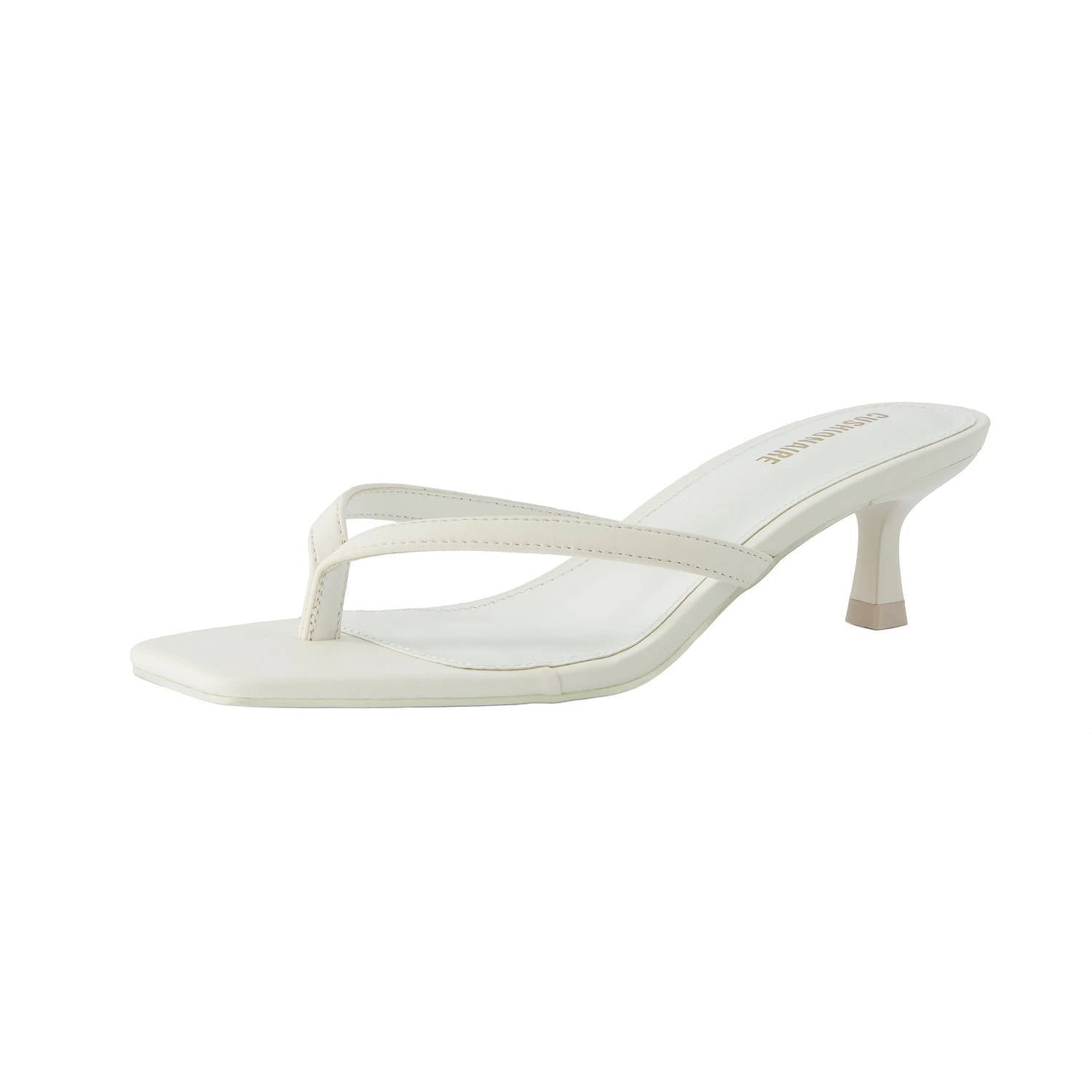 Cushionaire - Miami Thong Dressy Kitten Heel Sandals